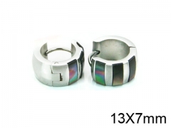 HY Stainless Steel 316L Huggie Hoop Earrings-HY05E1786HLX
