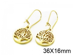 HY Stainless Steel 316L Drops Earrings-HY91E0538NR