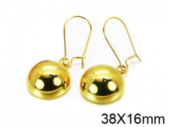 HY Stainless Steel 316L Ball Earrings-HY91E0547NW