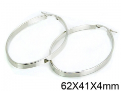 HY Stainless Steel 316L Snap Post Hoop Earrings-HY58E1073ILZ