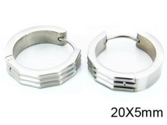 HY Stainless Steel 316L Huggie Hoop Earrings-HY05E1285HZZ