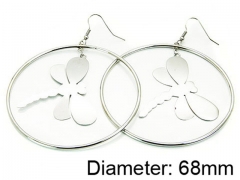 HY Stainless Steel 316L Drops Earrings-HY64E0137HIR