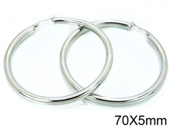 HY Stainless Steel 316L Hollow Hoop Earrings-HY58E1173OT