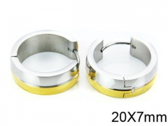 HY Stainless Steel 316L Huggie Hoop Earrings-HY05E1328HHZ