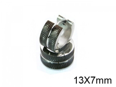 HY Stainless Steel 316L Huggie Hoop Earrings-HY05E1487ML