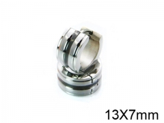 HY Stainless Steel 316L Huggie Hoop Earrings-HY05E1485MLD