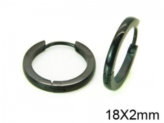HY Stainless Steel 316L Huggie Hoop Earrings-HY05E1742OS
