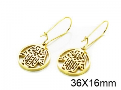 HY Stainless Steel 316L Drops Earrings-HY91E0526NV