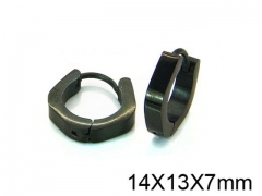 HY Stainless Steel 316L Huggie Hoop Earrings-HY05E1700OS