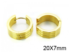 HY Stainless Steel 316L Huggie Hoop Earrings-HY05E1432HHL