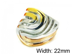 HY Stainless Steel 316L Lady Hollow Rings-HY15R1302HJG