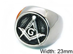 HY Stainless Steel 316L Men Casting Rings-HY22R0022HIV