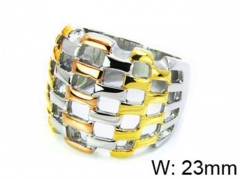 HY Stainless Steel 316L Lady Hollow Rings-HY15R0886HJZ