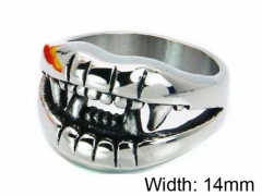 HY Stainless Steel 316L Men Casting Rings-HY22R0030HIF