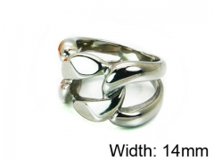 HY Stainless Steel 316L Men Hollow Rings-HY22R0549HIW
