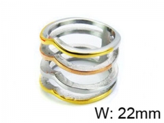 HY Stainless Steel 316L Lady Hollow Rings-HY15R0885HJZ