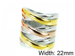 HY Stainless Steel 316L Lady Hollow Rings-HY15R1359HJW