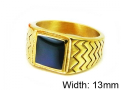 HY Stainless Steel 316L Men Gemstone Rings-HY45R0271PA