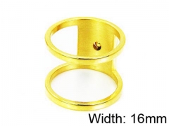 HY Stainless Steel 316L Lady Hollow Rings-HY16R0376MR