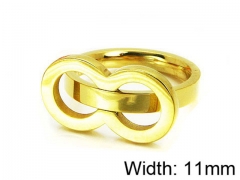 HY Stainless Steel 316L Lady Hollow Rings-HY16R0117MX