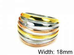 HY Stainless Steel 316L Lady Hollow Rings-HY15R1270HJS