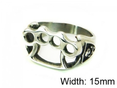 HY Stainless Steel 316L Men Hollow Rings-HY22R1320HHD