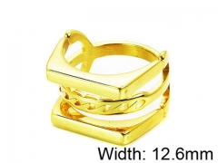 HY Stainless Steel 316L Lady Hollow Rings-HY16R0033MZ