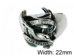 HY Stainless Steel 316L Men Casting Rings-HY22R0018HIR