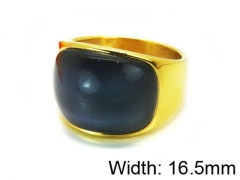 HY Stainless Steel 316L Lady Gemstone Rings-HY17R0060HLD