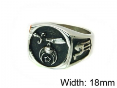 HY Stainless Steel 316L Men Casting Rings-HY22R0864HHA