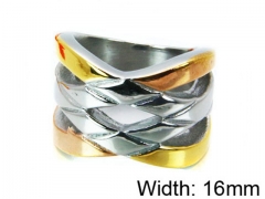 HY Stainless Steel 316L Lady Hollow Rings-HY15R0939HJZ