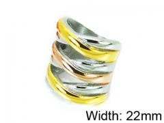 HY Stainless Steel 316L Lady Hollow Rings-HY15R1373HJS