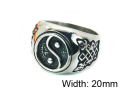 HY Stainless Steel 316L Men Casting Rings-HY22R0767HIC