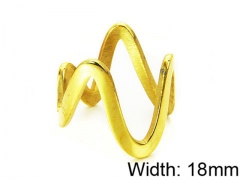 HY Stainless Steel 316L Lady Hollow Rings-HY16R0098MD