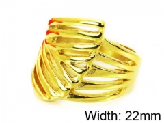 HY Stainless Steel 316L Lady Hollow Rings-HY15R1309HHW