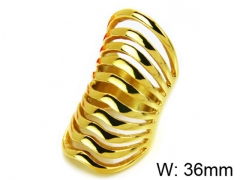 HY Stainless Steel 316L Lady Hollow Rings-HY15R1011HHC