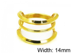 HY Stainless Steel 316L Lady Hollow Rings-HY16R0389MS