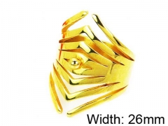 HY Stainless Steel 316L Lady Hollow Rings-HY16R0381MG