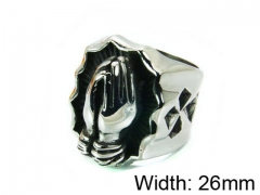 HY Stainless Steel 316L Men Casting Rings-HY22R0520HIF