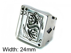 HY Stainless Steel 316L Men Casting Rings-HY22R0047HIS