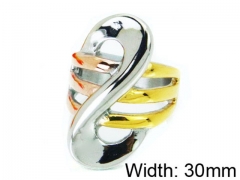 HY Stainless Steel 316L Lady Hollow Rings-HY15R1354HJF