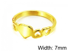 HY Stainless Steel 316L Lady Hollow Rings-HY15R1258NLA