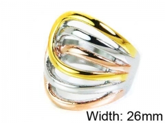 HY Stainless Steel 316L Lady Hollow Rings-HY15R1325HJF