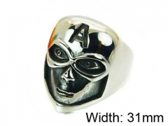 HY Stainless Steel 316L Men Casting Rings-HY22R0602HIV