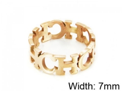 HY Stainless Steel 316L Lady Hollow Rings-HY64R0210HHA