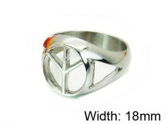 HY Stainless Steel 316L Men Hollow Rings-HY22R0673HIE