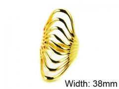 HY Stainless Steel 316L Lady Hollow Rings-HY15R1223HHD