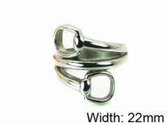 HY Stainless Steel 316L Men Hollow Rings-HY22R0795H2A