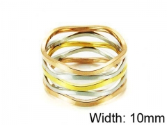 HY Stainless Steel 316L Lady Hollow Rings-HY05R0161HOY