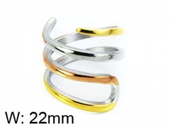 HY Stainless Steel 316L Lady Hollow Rings-HY15R0884HJZ